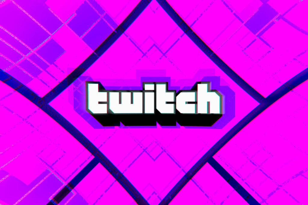Techno-Pink Geometric Bliss: Unveiling the Hypnotic Twitch 1080 Background Wallpaper