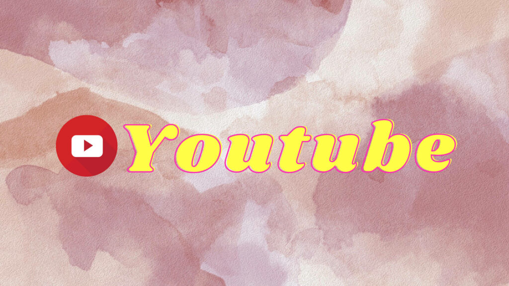 Pink Marble Clouds: A Captivating Canvas for the Youtube Logo Wallpaper