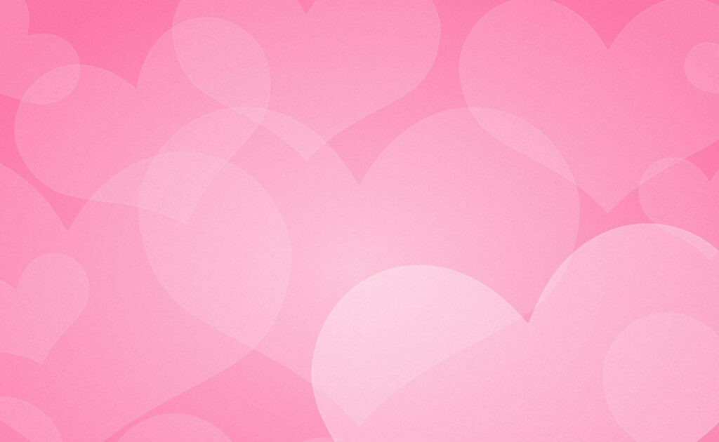 Enchanting Pink Heart Mosaic: A Mesmerizing Wallpaper Delighting in Playful Opaque Elegance