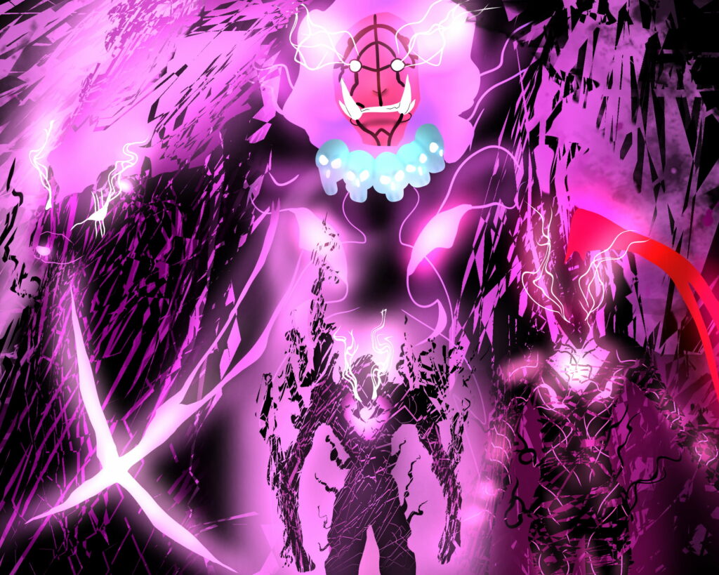 Vibrant Pink Wallpaper: Solo Leveling Anime Art in HD
