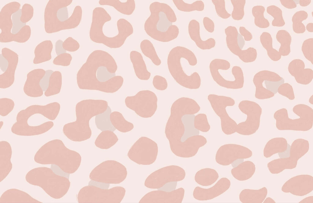Pretty in Pink: The Delightful Cheetah Print Background Wallpaper