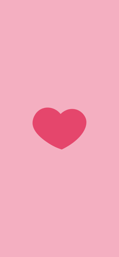 Pale Pink Heart in a Minimalistic Setting - Delicate Pink Background Picture Wallpaper