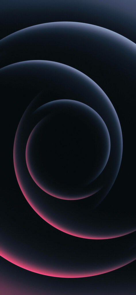 Aesthetic iPhone 2021 Wallpaper: Mesmerizing Pink and Black Spirals