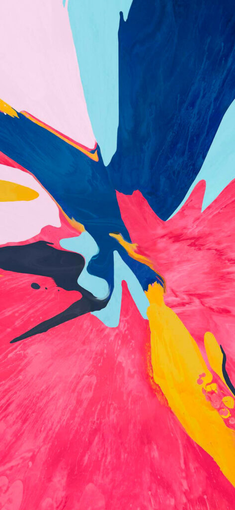 Vibrant Abstract Splash: A Captivating Ipad Pro Background Wallpaper