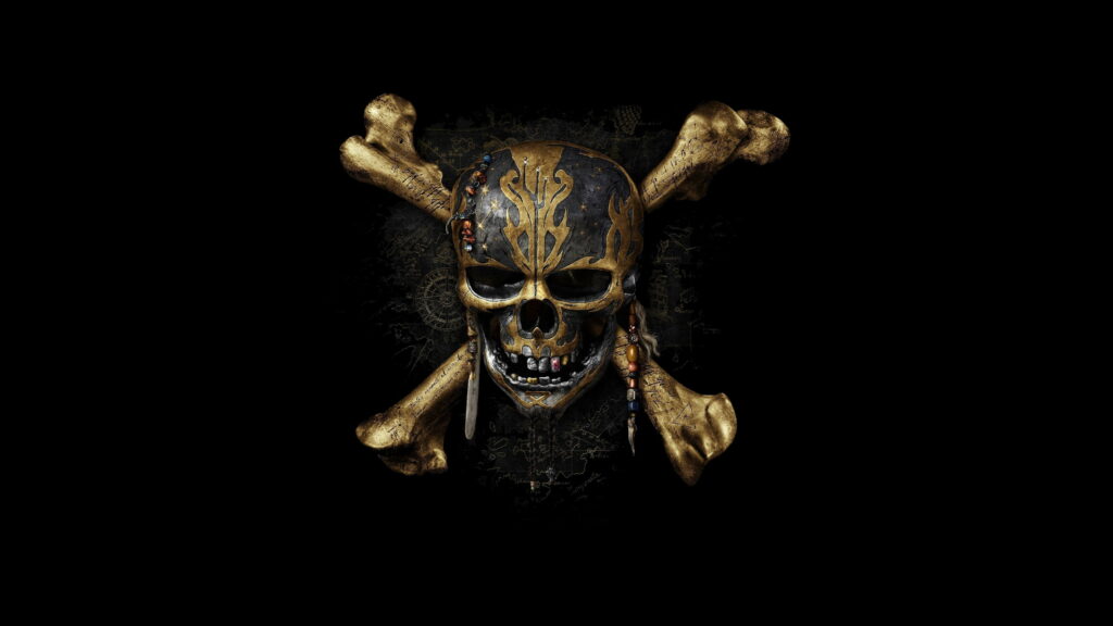 Dead Men's Bones: Pirates of the Caribbean 4K Wallpaper