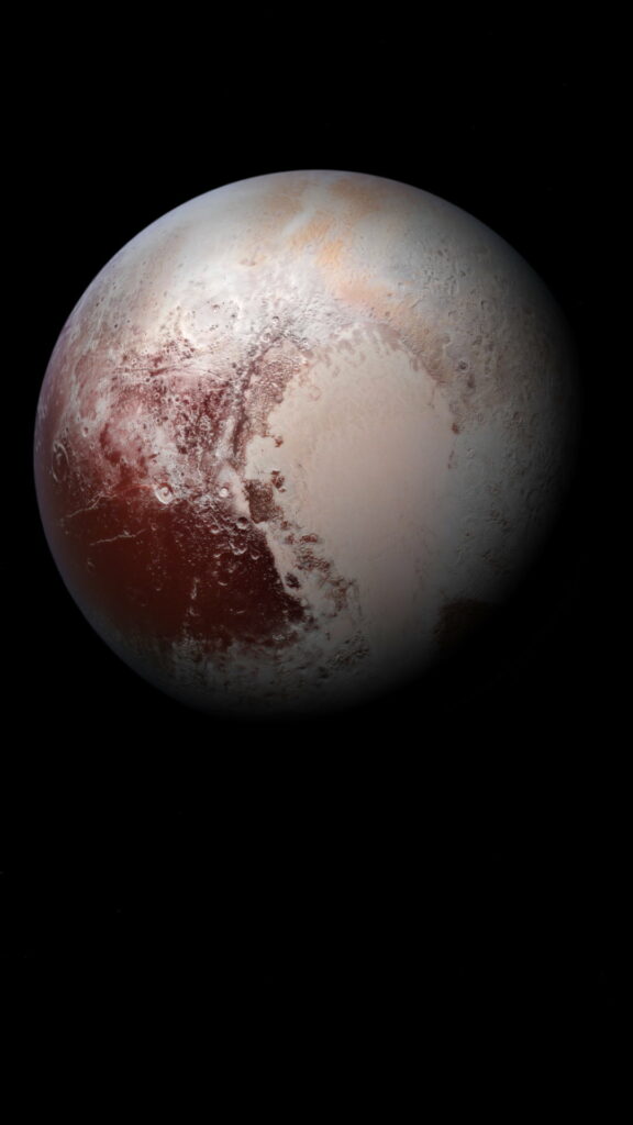 The Majestic Pluto: An HD Phone Wallpaper Capture from Google Pixel 3