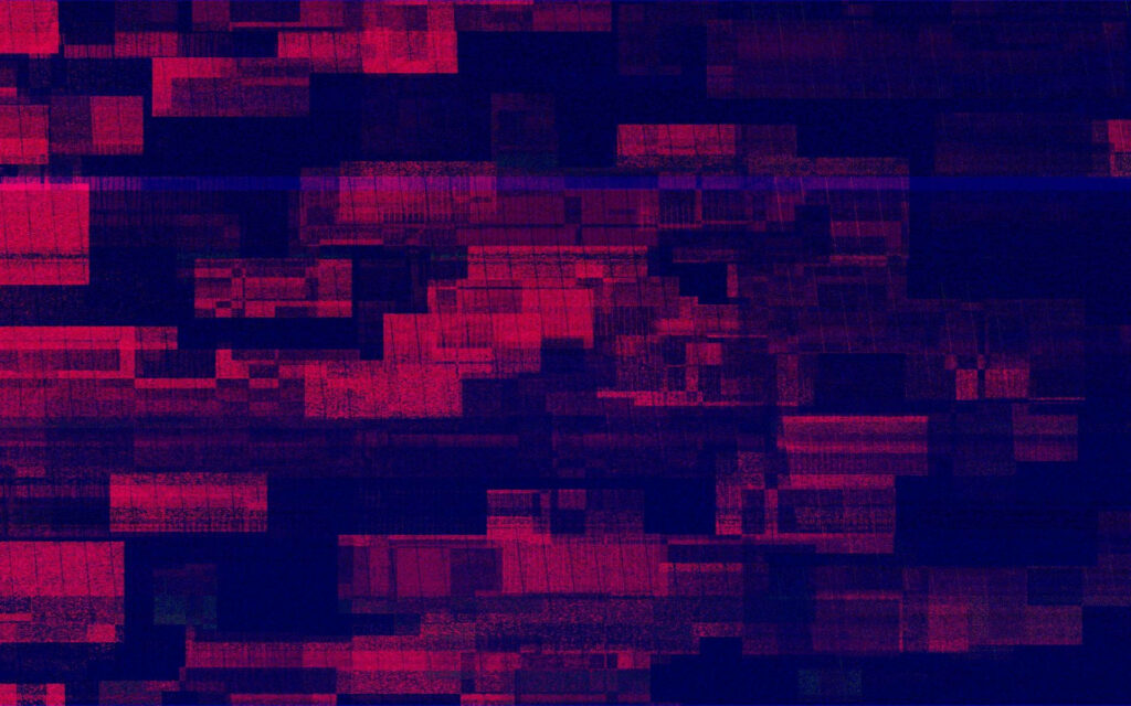 Mesmerizing Red Digital Chaos: Exploring the Enigmatic World of Glitch Art Wallpaper