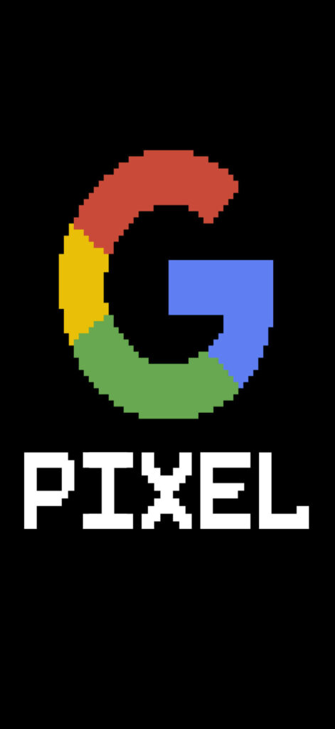 Vibrant, Pixelated Digital Art: a Striking Pixel 5 Background with Bold Red, Yellow, Green, and Blue Palette Wallpaper