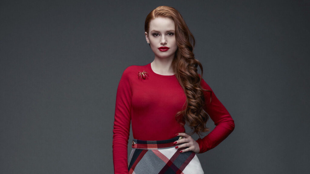Captivating Cheryl adds a fiery touch to your device with this Riverdale wallpaper!