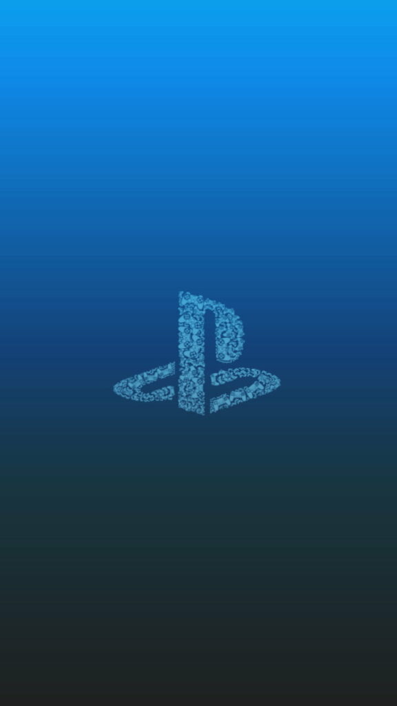 HD Gaming Delight: PlayStation Logo Steals the Spotlight in Captivating Phone Wallpaper