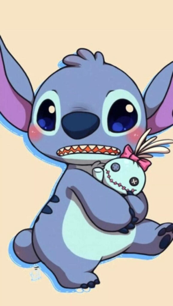 Playful Blue Alien Wallpaper with Cute Ragdoll - iPhone Background