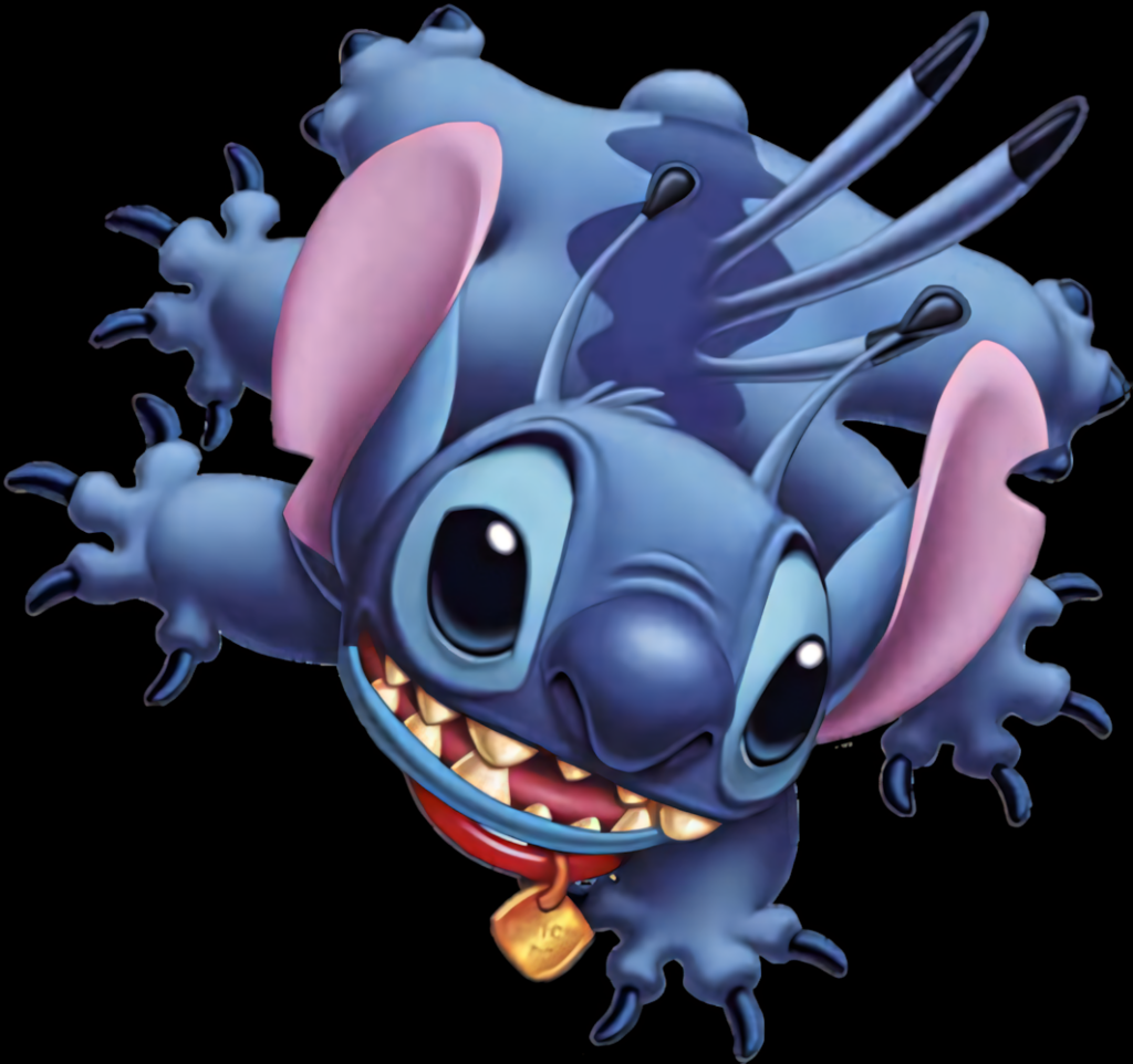 Whimsical Blue Cartoon Character Wallpaper with Antennae & Ears