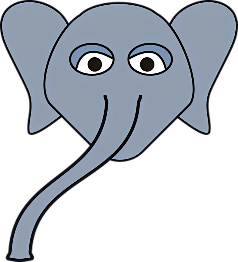 Whimsical Cartoon Elephant Wallpaper for Fun Digital Backgrounds