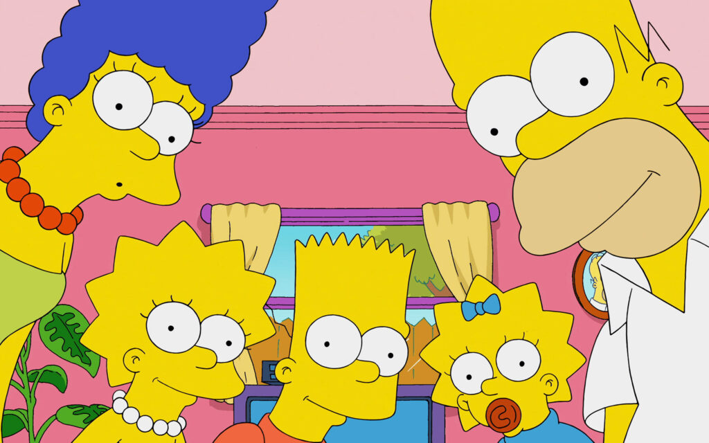 Lisa Simpson Family Wallpaper - Playful Expressions from The Simpsons
