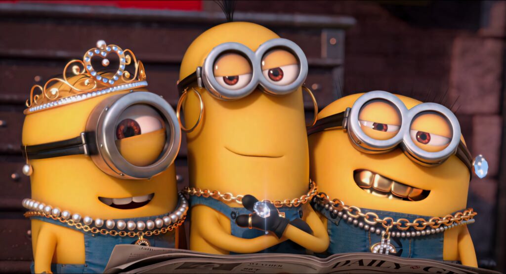 Playful Minions in Jewelry | The Rise Of Gru Wallpaper Background