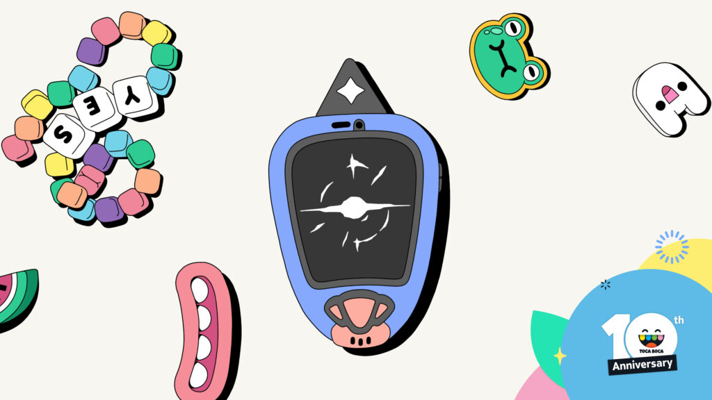 Whimsical Wonders: A Fun-Filled Toca Boca Elements Wallpaper