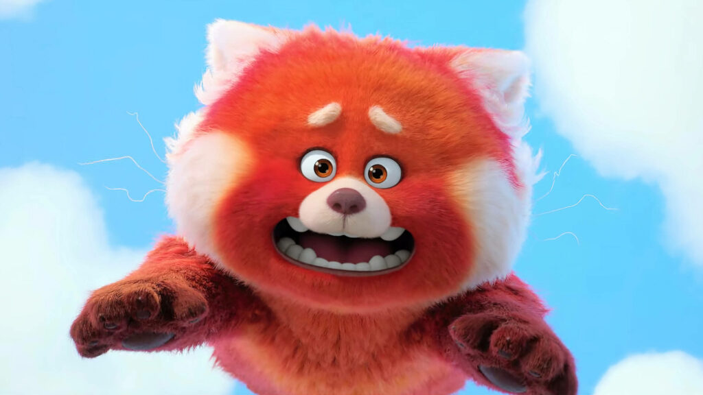 Vibrant Red Panda Wallpaper: Fluffy Fur & Expressive Face