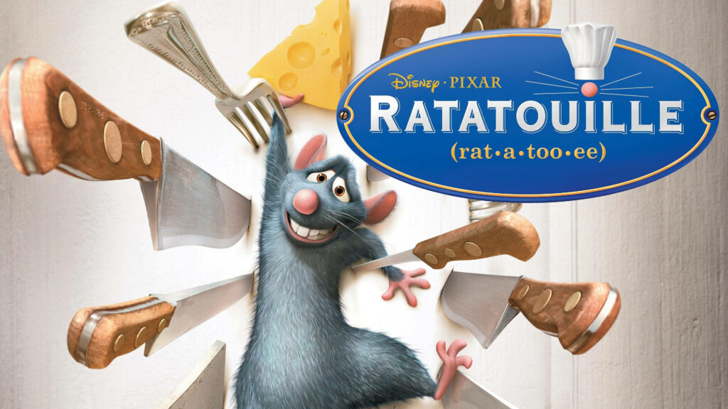 Playful Remy Poster Wallpaper: Disney Pixar Kitchen Adventure