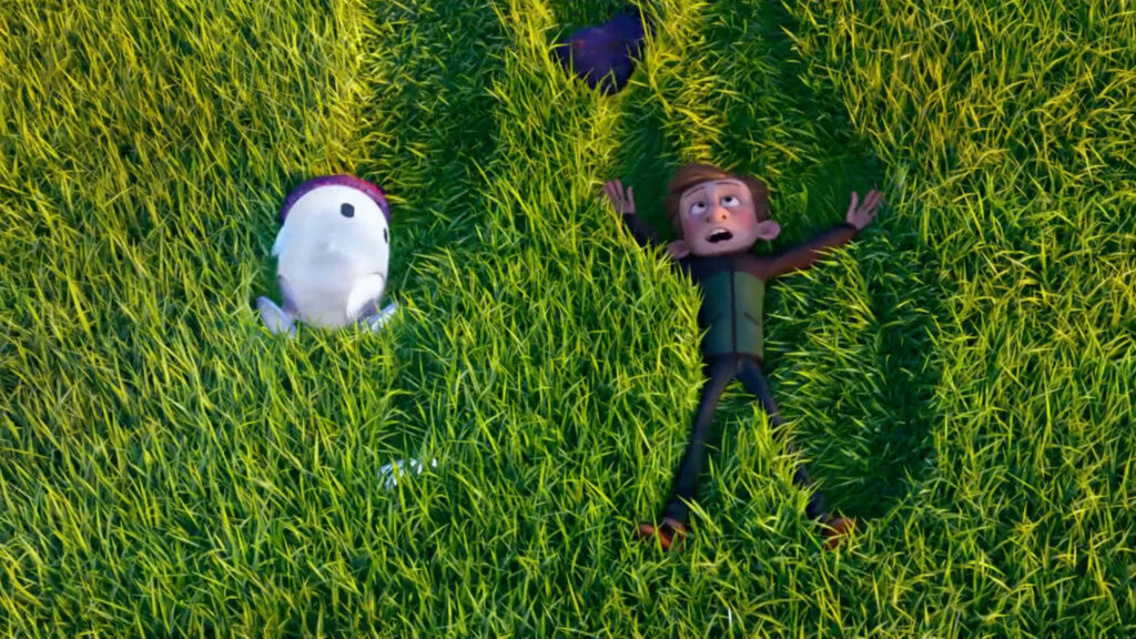 Ron's Gone Wrong Wallpaper: Ron & Barney on Lush Green Grass