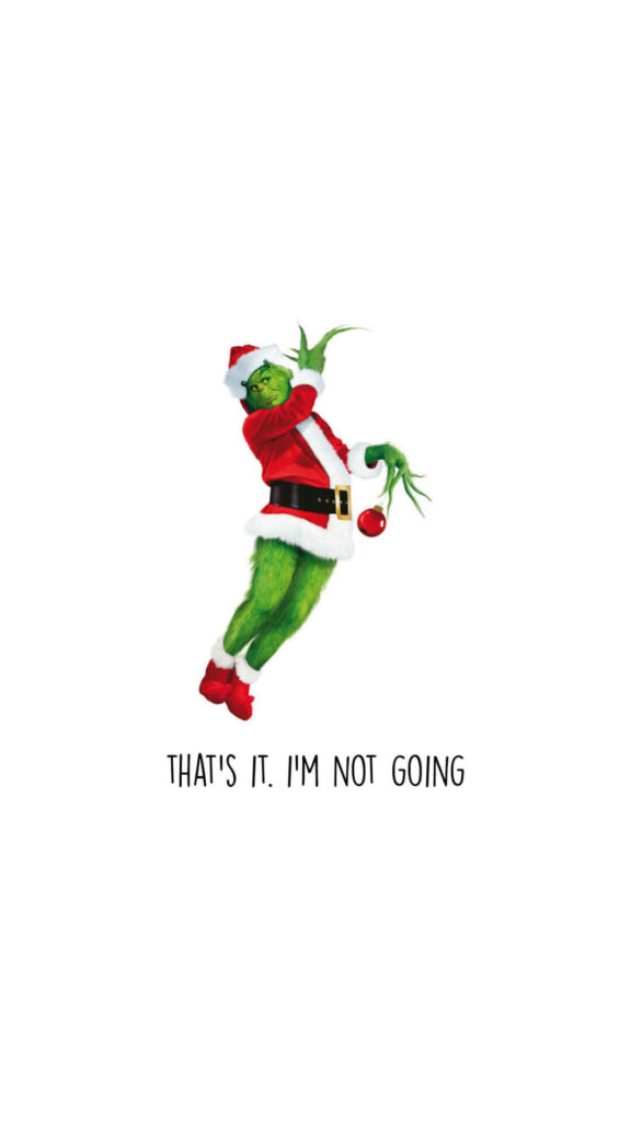 Playful Santa Wallpaper: Humorous Holiday Character Design