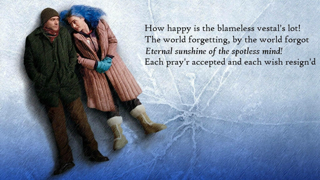 Eternal Sunshine Inspired Wallpaper: Love, Memory & Loss Art