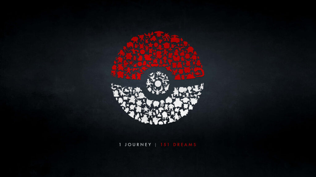 Pokéball Collage Wallpaper: 151 Dreams & Nostalgic Pokémon Design