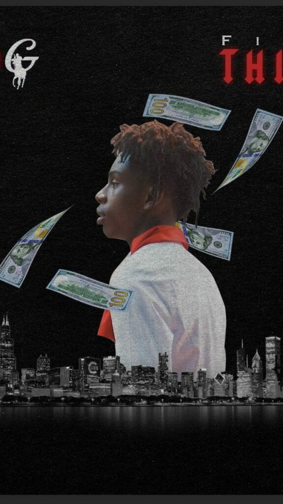 Polo G: Illuminating Hip-Hop Ambiance on a Rich Money Canvas Wallpaper