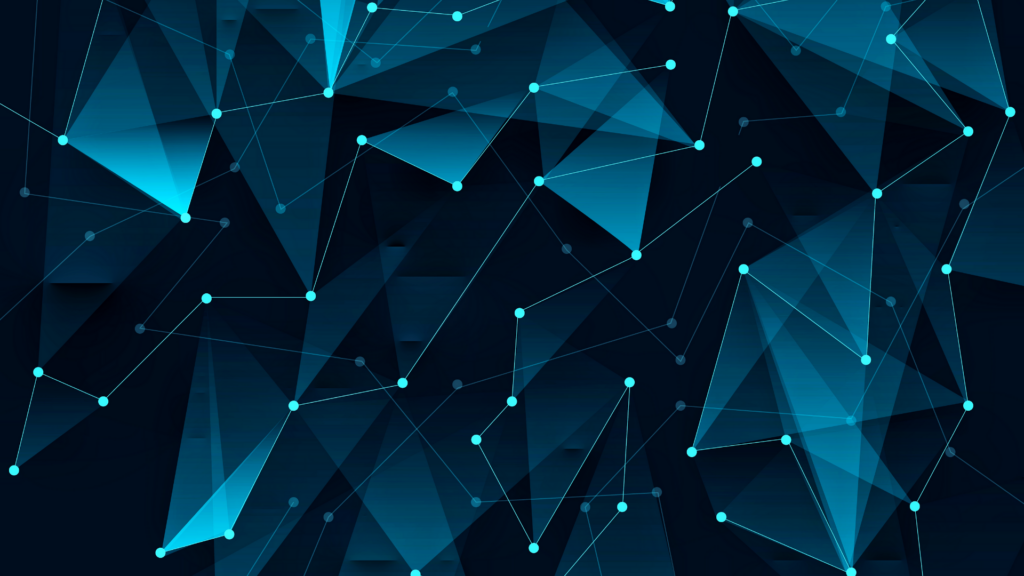 Poly-Geometric Abstract: A High-Definition Wallpaper Background with Vector Dots