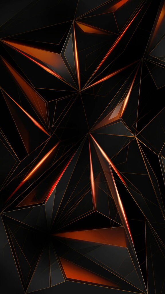 Abstract Polygonal Bliss: A Captivating HD Phone Wallpaper Background