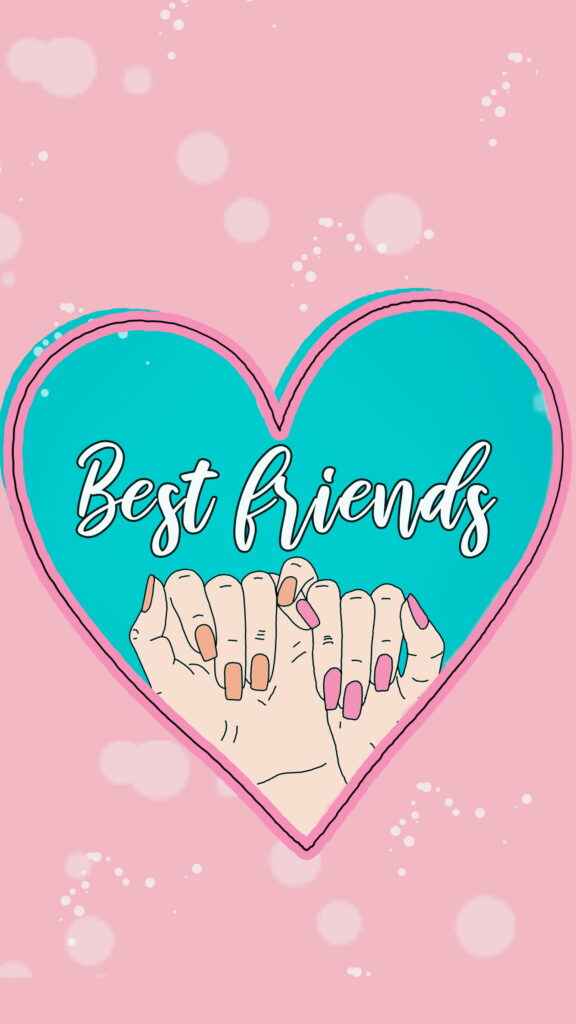 Pinky Promise Pop Art: Best Friends Forever HD Phone Wallpaper