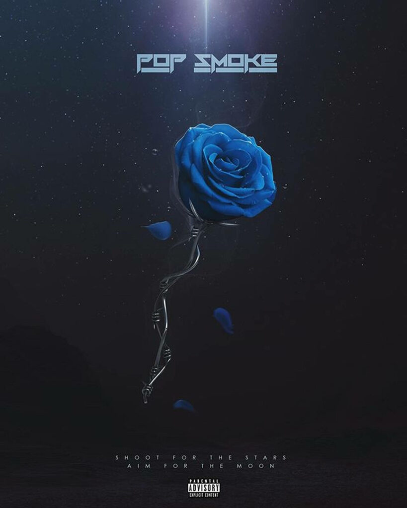 Stellar Serenade: Pop Smoke's Celestial Journey Wallpaper