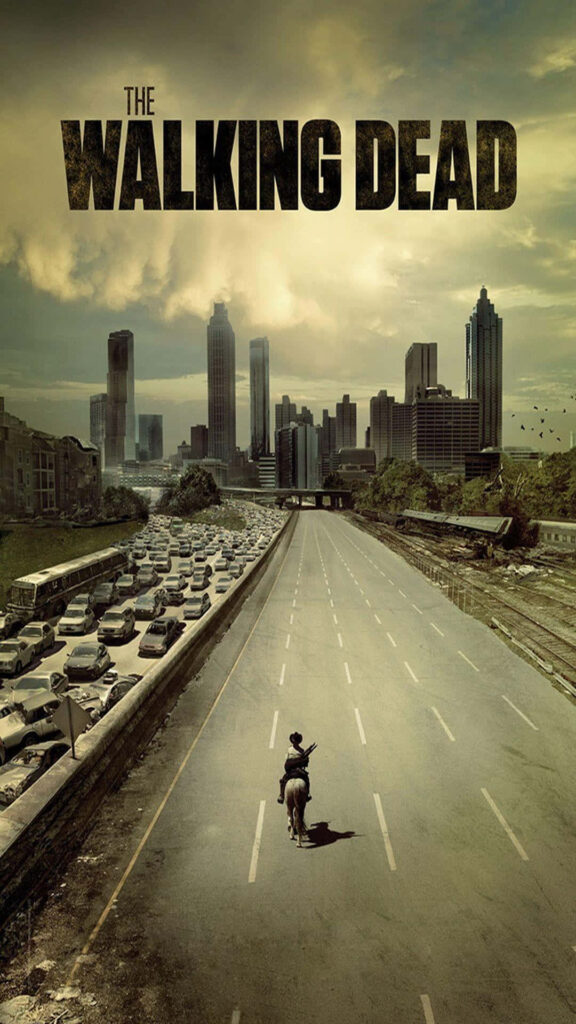 Post-Apocalyptic Wallpaper: Empty Highway & Cityscape Inspired by The Walking Dead