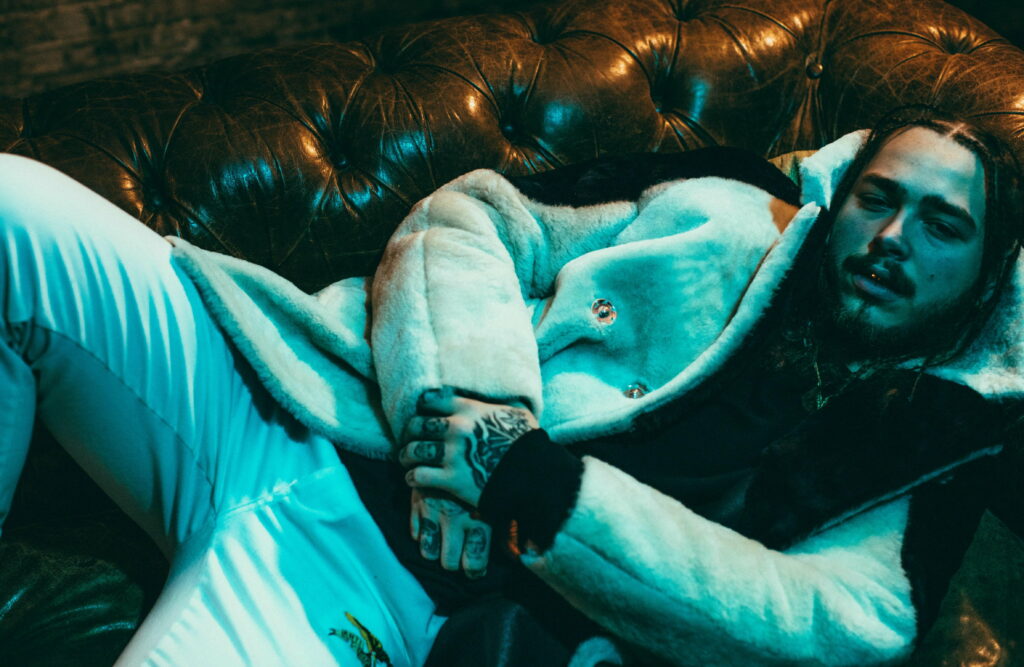 Melodic Visions: Post Malone Unleashes Musical Majesty - Enchanting 4K Wallpaper