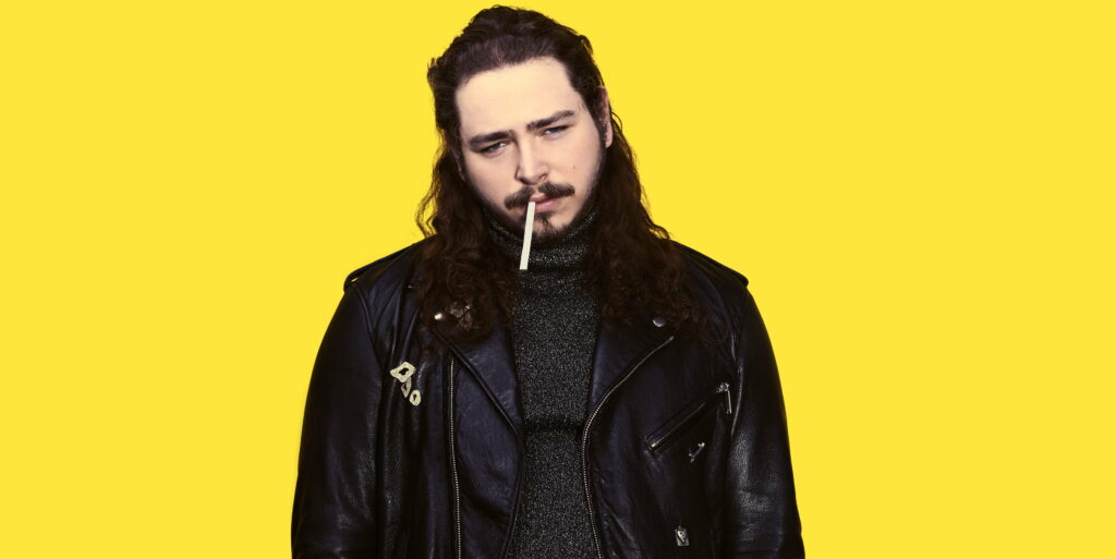 Melodic Maestro: Immersive 8K Wallpaper with Post Malone, A Musical Icon