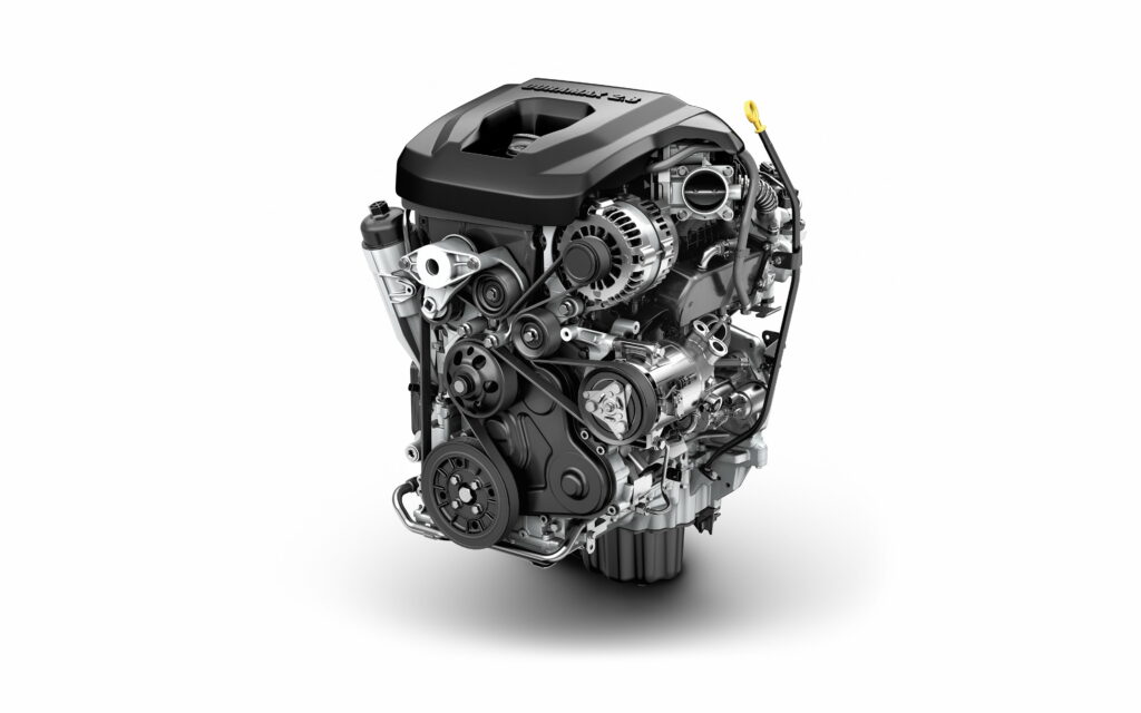 Dominating Power: GMC Canyon Duramax Turbo-Diesel Engine Unleashed in Captivating 4K Wallpaper