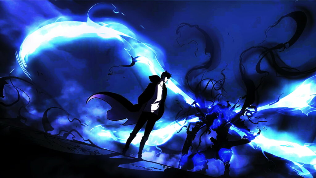 Unleashing Beru: A Mesmerizing HD Wallpaper featuring Sung Jin-Woo in the World of Solo Leveling Anime