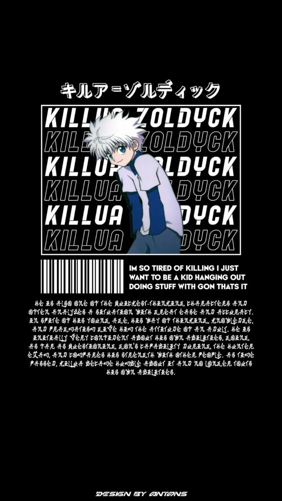 Electric Assassin: Hunter x Hunter's Enigmatic Prodigy, Killua Zoldyck, Aesthetic Anime Wallpaper