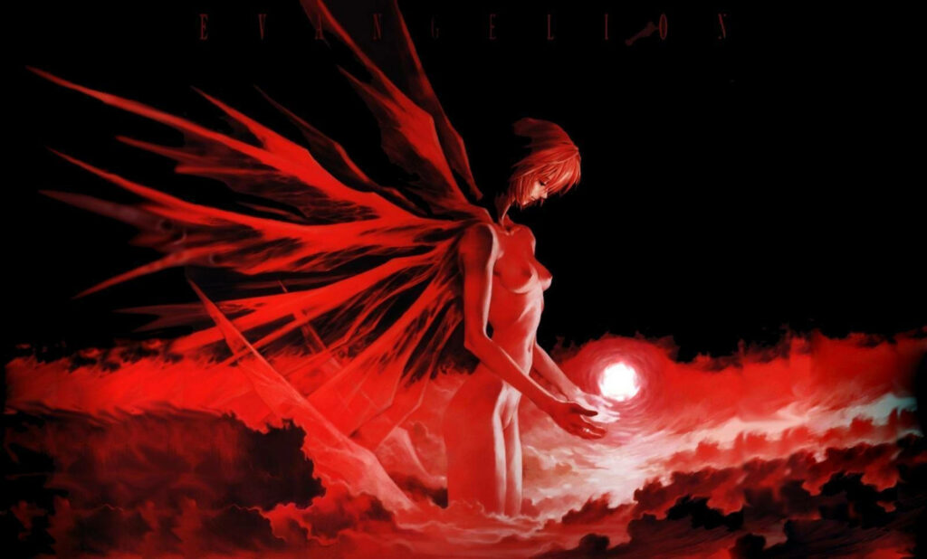 Evangelion's Legendary Hero in Thrilling Battle Stance: Unleashing Epic Action! Wallpaper