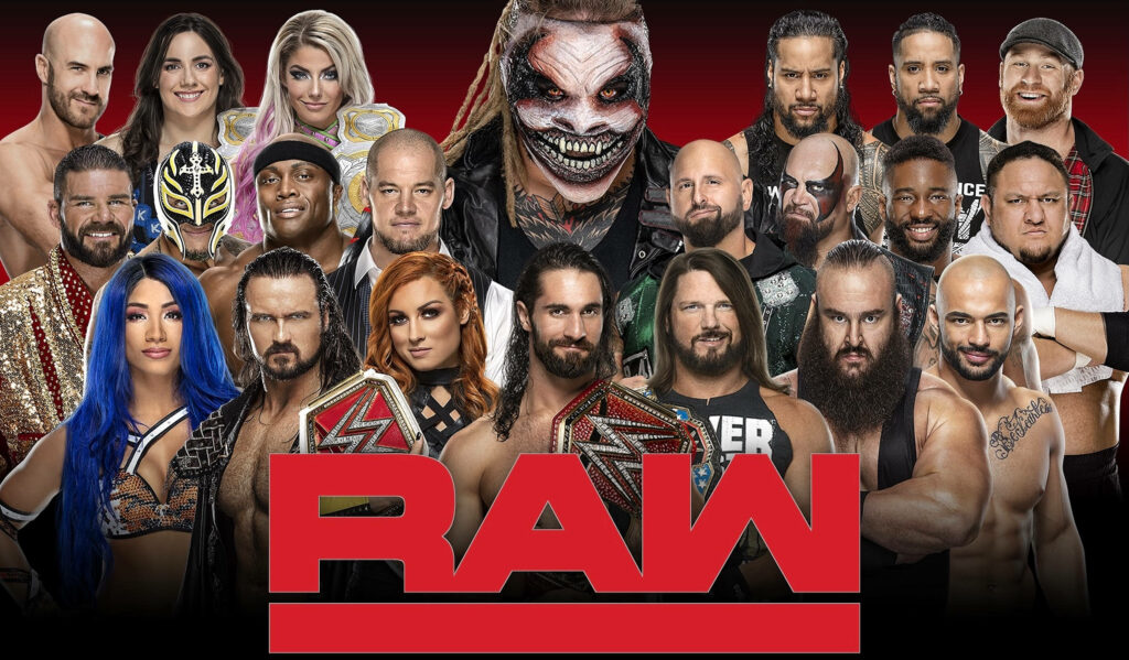 The Ultimate WWE Raw Lineup: An Awesome Wallpaper Poster of America's Favorite Wrestlers!