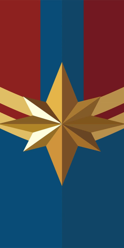 Unveiling the Majestic Might: Captain Marvel's Starforce Shines in Captivating Background Image Wallpaper