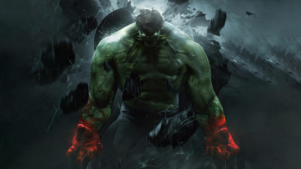 Epic 4K Hulk The World Breaker Wallpaper - Fierce Stance & Energy