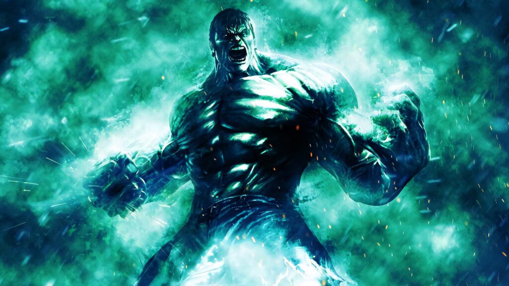 Explosive Hulk Wallpaper: Intense Background Showcasing Raw Strength