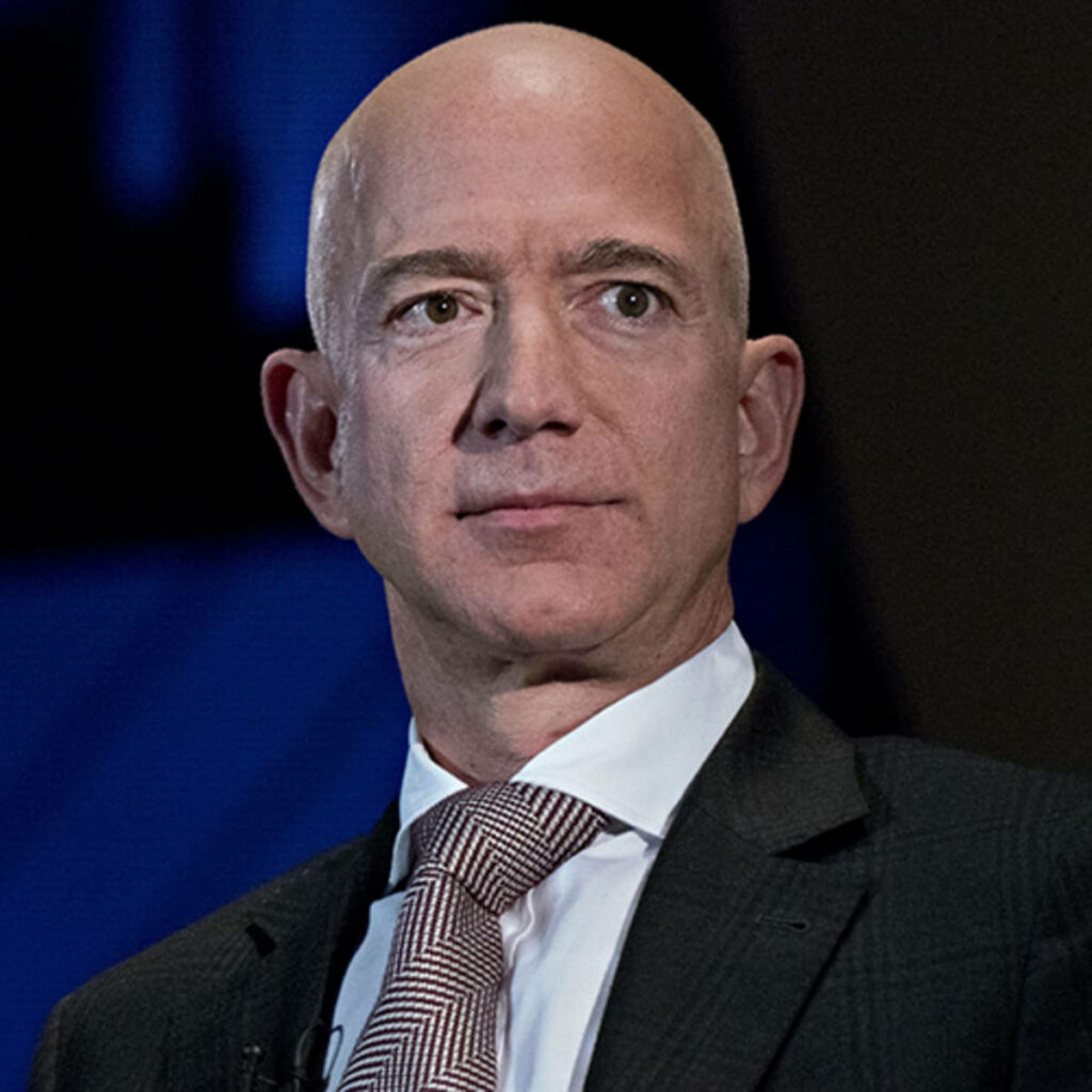 Determined Jeff Bezos Wallpaper - Leadership & Drive Background