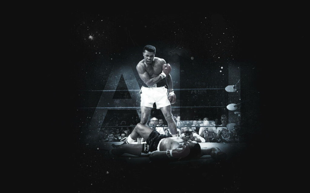 Powerful Muhammad Ali Wallpaper: The Greatest in the Ring