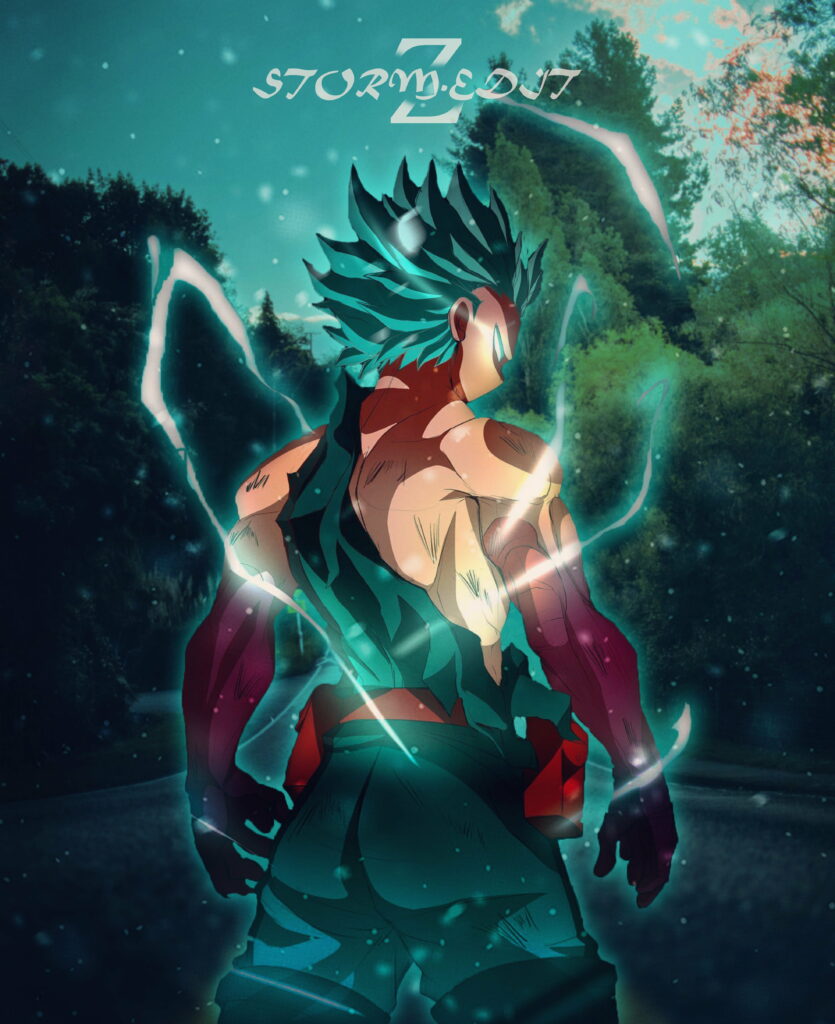 Explosive Rivalry: Deku and Bakugou Clash in Stunning Anime Wallpaper