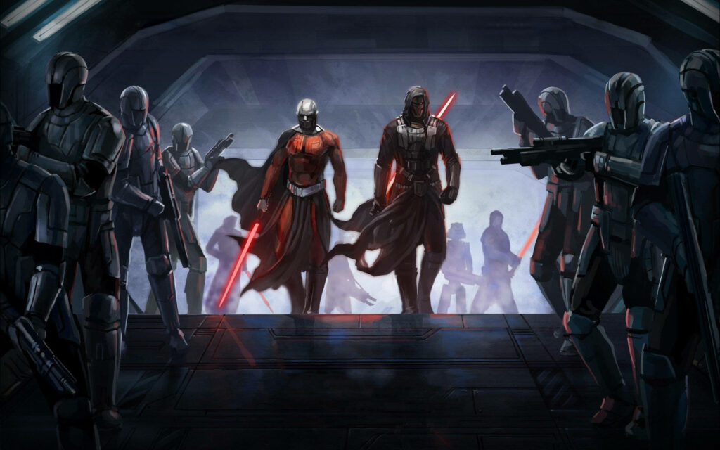 Dark Sith Lords Wallpaper: Power, Intimidation & Mystery Background