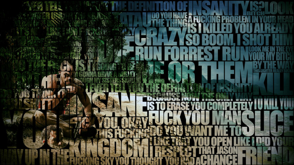 Vaas Montenegro: Unleashing Chaos on Rook Islands' Exotic Shores Wallpaper