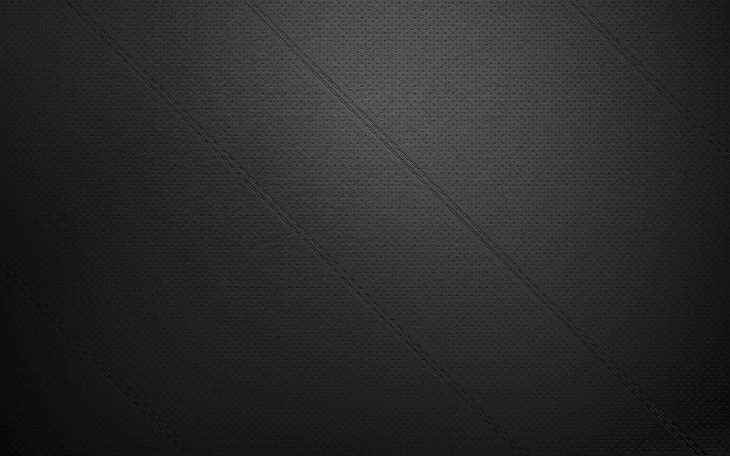 Premium black leather wallpaper with perforated texture and sleek diagonal double stitching design