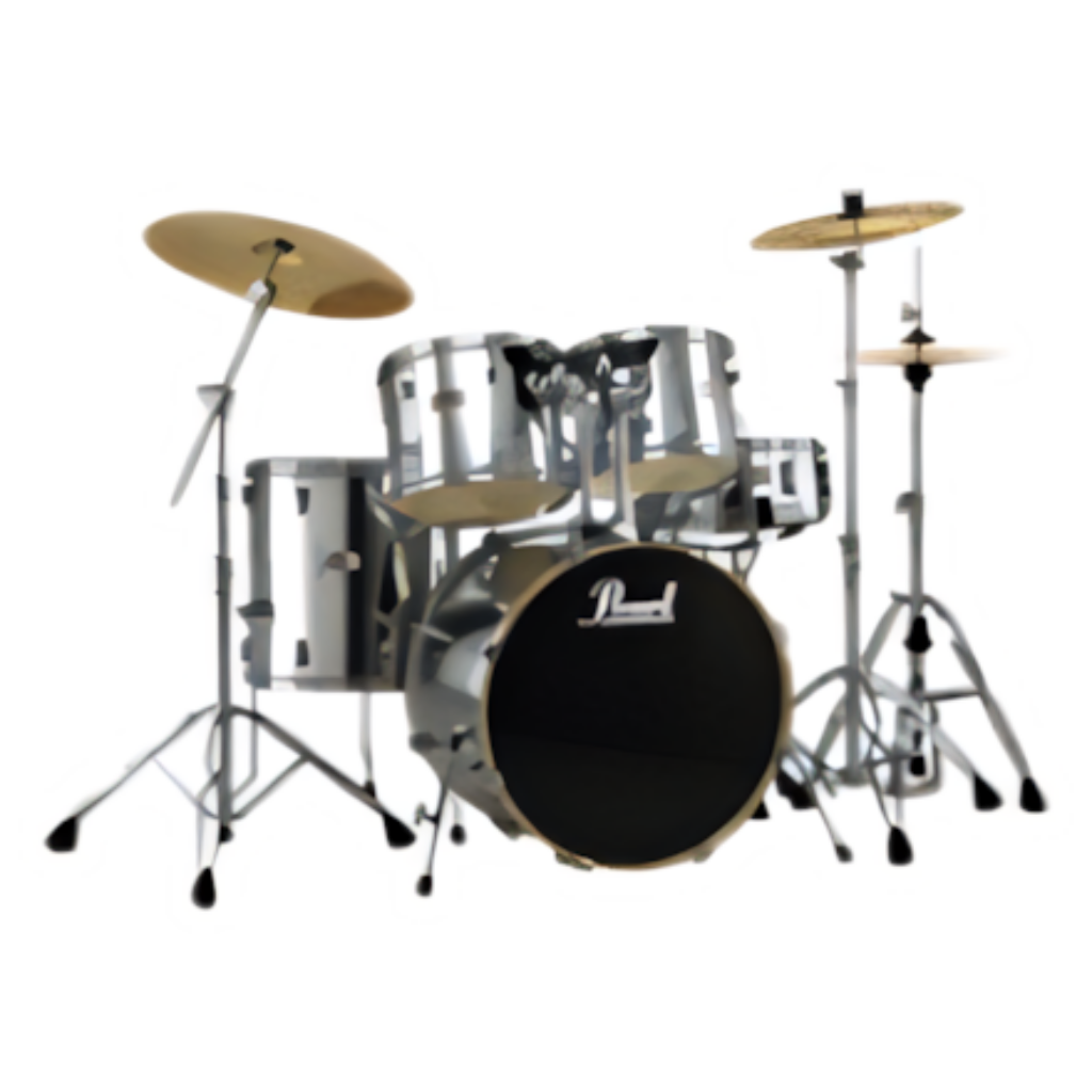 Stunning Pearl Drum Set Wallpaper for Musicians and Enthusiasts