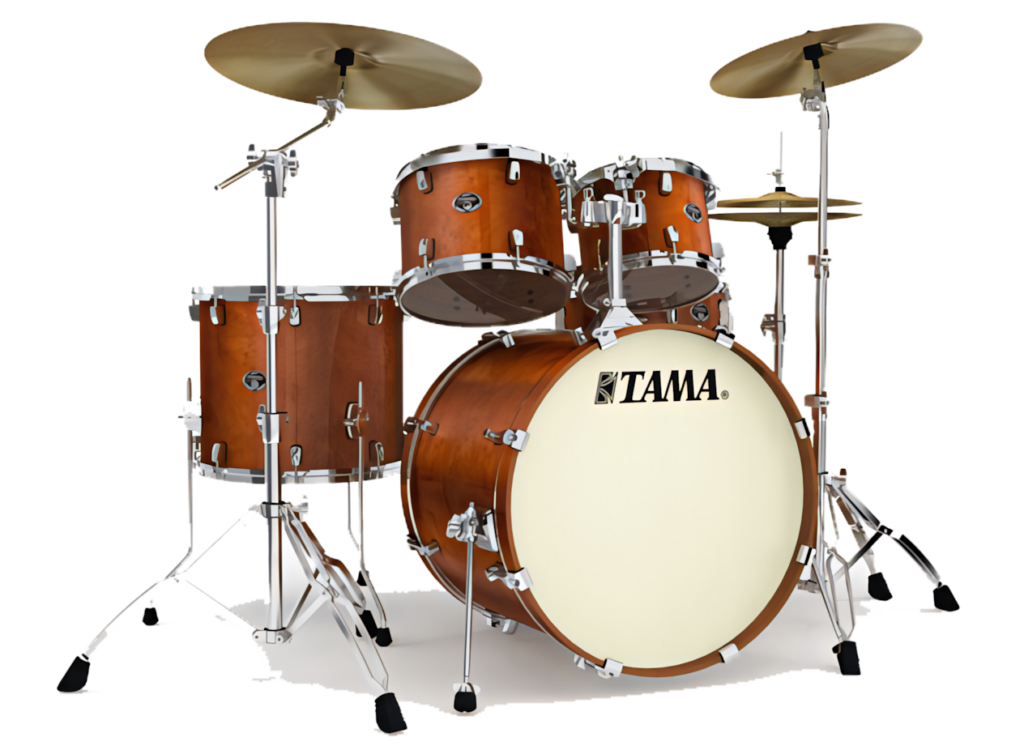 Stunning Tama Drum Set Wallpaper - Perfect for Music Enthusiasts
